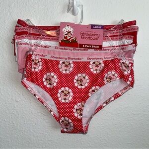Strawberry Shortcake 5pk Bikini Undies Size L (NWT)